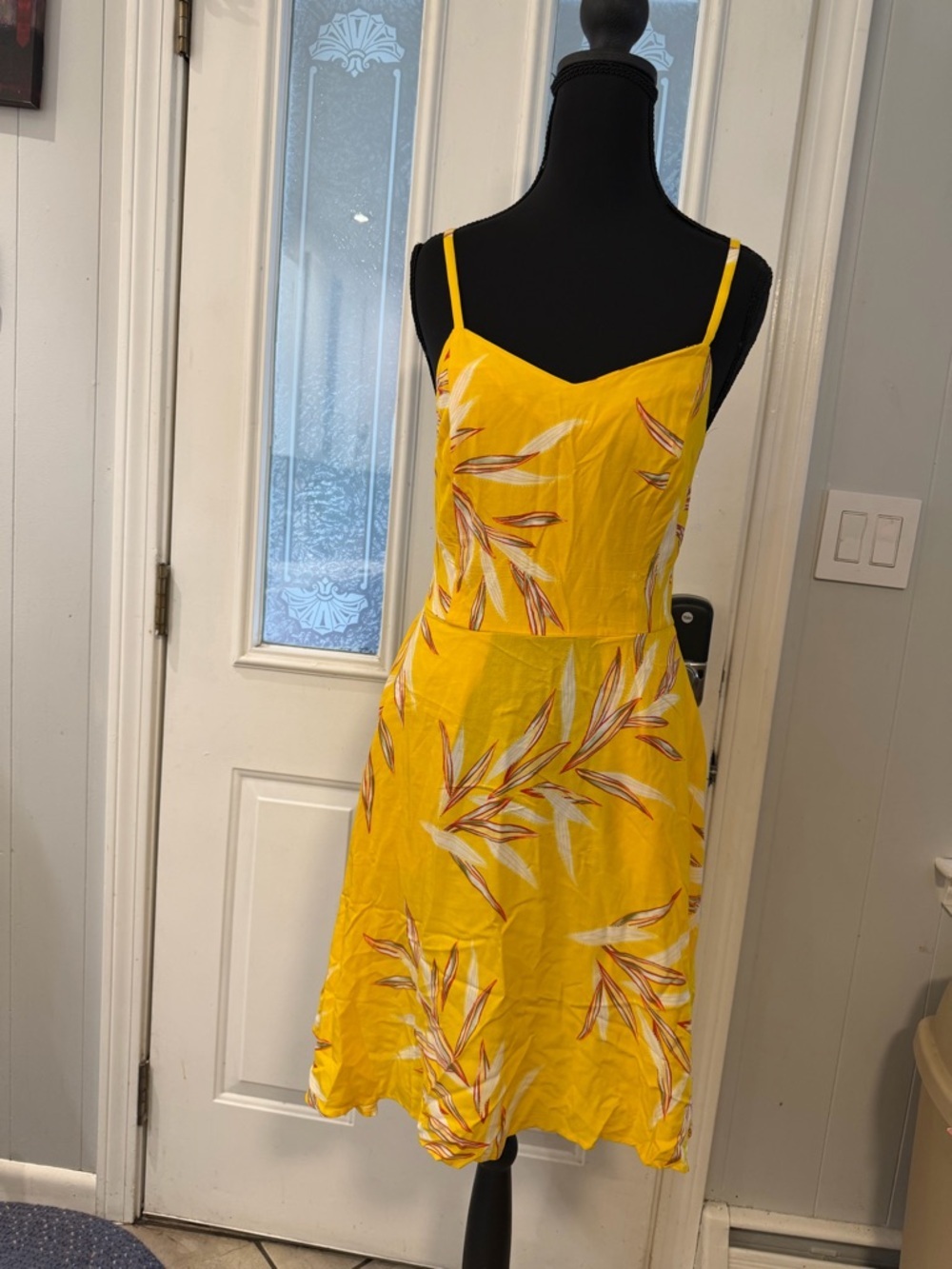 Apt. 9 Yellow Floral Spaghetti-Strap Sundress